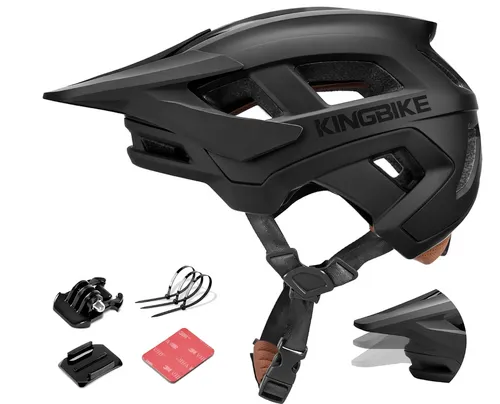 [171136] Professioneller E-MTB Mountainbike-Helm NTA-8776 mit Visier & Kamera-Halterung – KINGBIKE