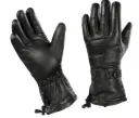 Handschuhe Winter aus Echtleder mit Thinsulate-Isolierung – lang, warm, Black – Outdoor