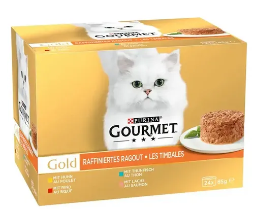 Katzenfutter - Nassfutter GOURMET™ Gold Raffiniertes Ragout 24 x 85 g