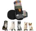 Hundeschuhe Pfotenschutz atmungsaktiv mit rutschfester Sohle & reflektierendem Klettverschluss