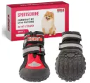 KONG Sportschuhe für kleine Hunde – Pfotenschutz mit Polsterung, rutschfest & reflektierend, 4 Stück