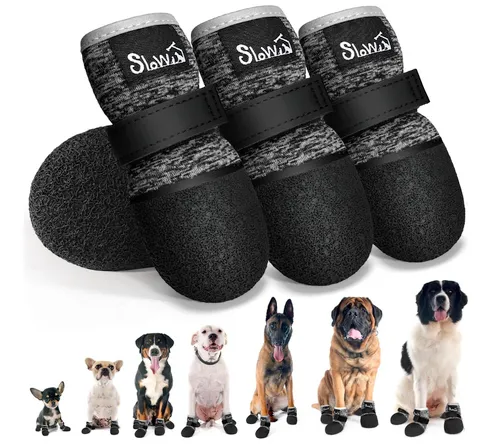 Hundeschuhe – Atmungsaktiver Pfotenschutz, rutschfest & reflektierend für Indoor & Outdoor