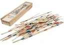 Mikado Spiel – Holzstäbchen aus Holz, Klassisches Geschicklichkeitsspiel für Familie & Gruppen