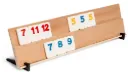 Rummy Holzspiel – Klassisches Brettspiel aus Buchenholz mit 106 robusten Kacheln