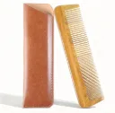 Onedor Haarkamm aus grünem Sandelholz, antistatisch, 2-in-1 Kamm mit feiner & breiter Zahnung