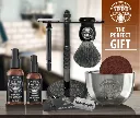 Viking Revolution Luxus Rasierset für Männer – Sicherheitsrasierer, Pinsel, Öl & Aftershave