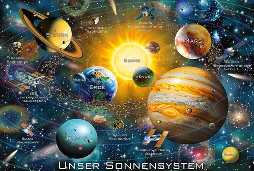 [171217] Schmidt Spiele Unser Sonnensystem – Kinderpuzzle 200 Teile ab 8 Jahren