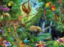 Ravensburger Kinderpuzzle Tiere im Dschungel – 200 Teile XXL, ab 8 Jahren