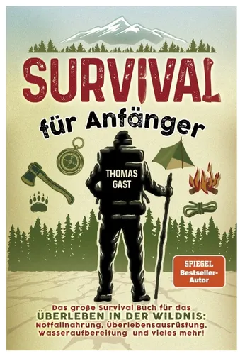 [171239] Buch Survival für Anfänger – Notfall- und Überlebensguide für Wildnis, Ausrüstung & Nahrung