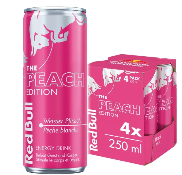 [171279] Red Bull - The Peach Edition 4 x 250 ml