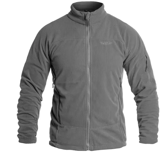 Texar Conger Fleecejacke Grau Outdoor - Fleecepullover mit Reißverschluss