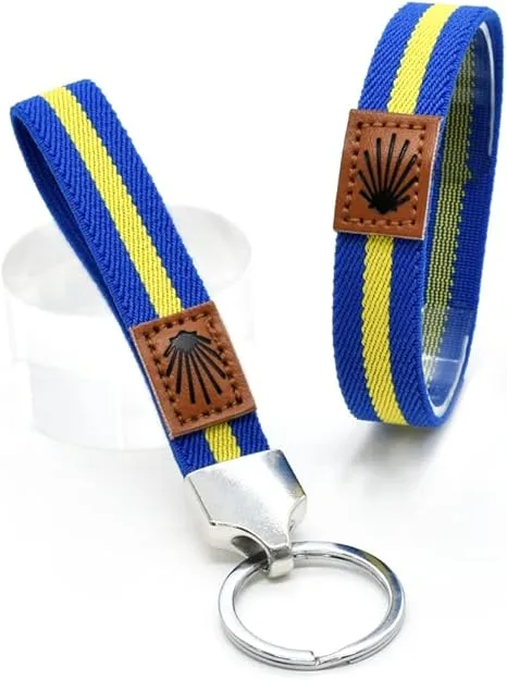 Camino de Santiago Armband & Schlüsselanhänger Set – Symbolische Begleiter für Pilger