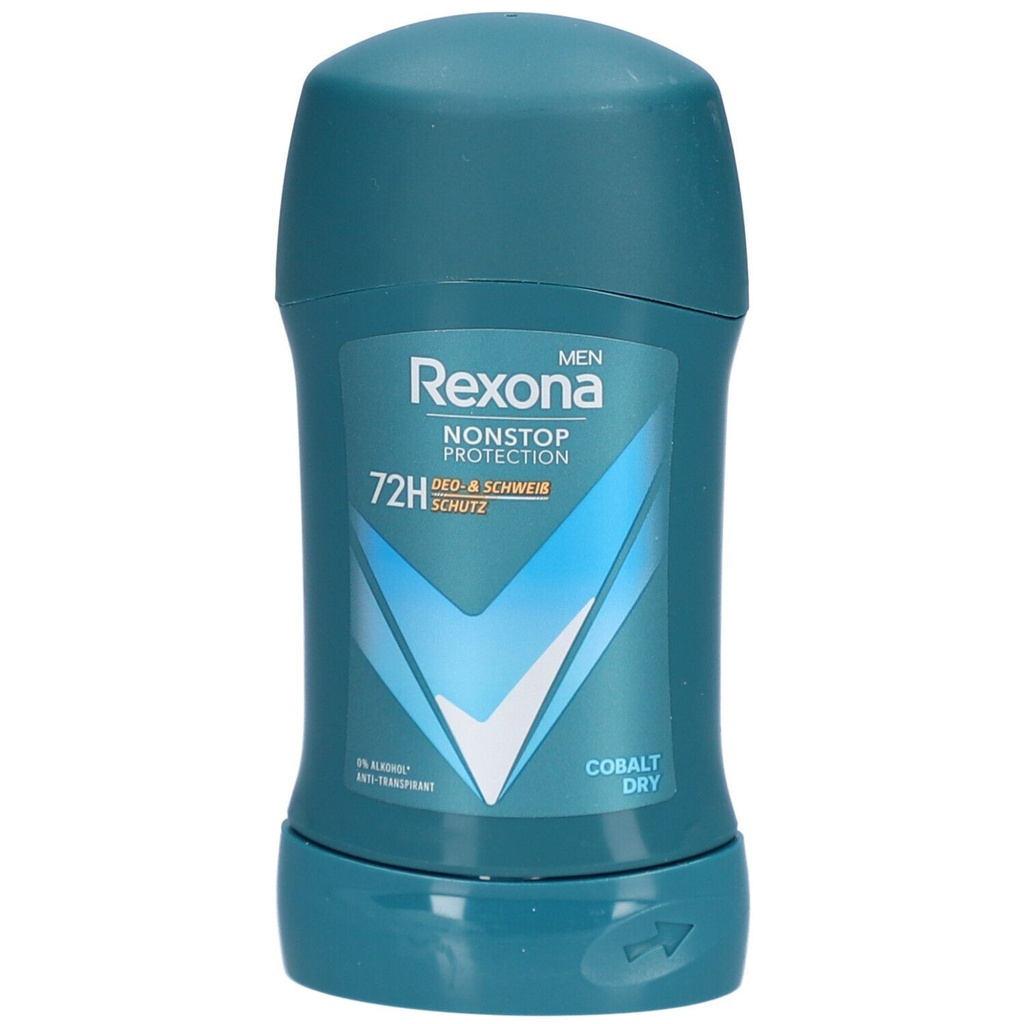 Rexona® Men Antiperspirant Deodorant Stick Nonstop Protection 72 H Cobalt Dry 50 Stiften