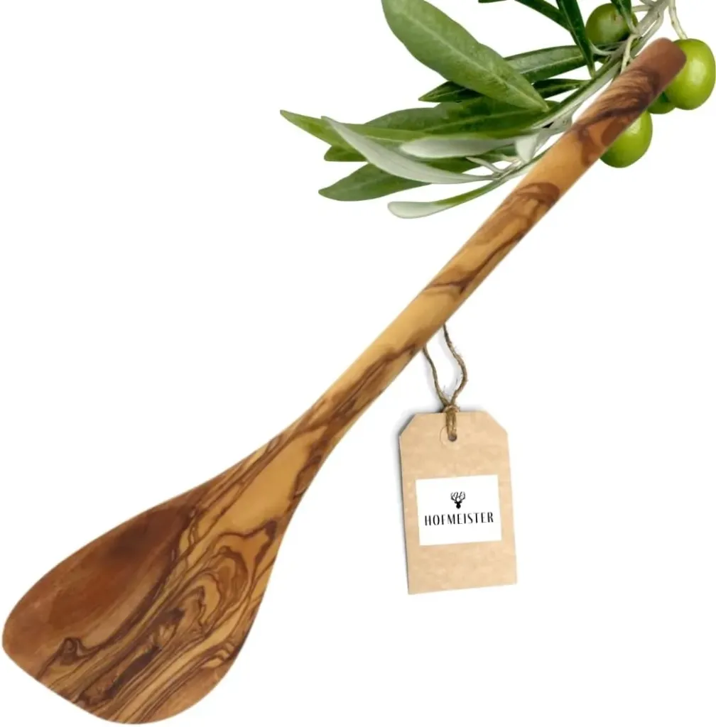HOFMEISTER® Kochlöffel aus Olivenholz – Spitz (30 cm)