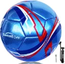 Senston Fussball Größe 4  Soft-Touch - Trainingsball mit Pumpe