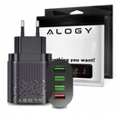 Alogy USB-Ladegerät 48 W – 4× USB-A | Quick Charge 3.0 | Schwarz