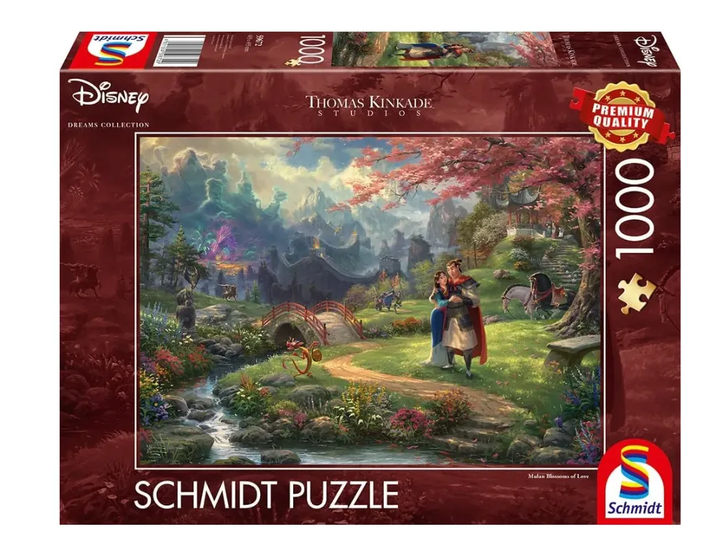 Schmidt Spiele Thomas Kinkade Disney Mulan Puzzle – 1000 Teile