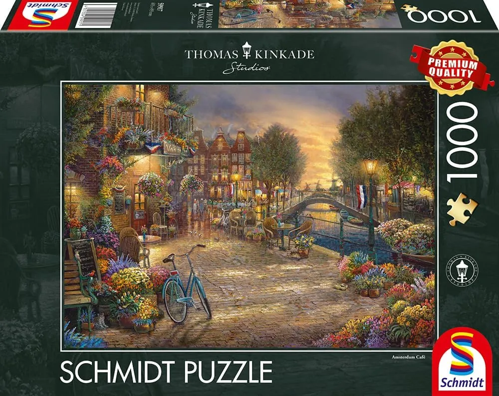 Schmidt Spiele Thomas Kinkade Amsterdam Puzzle – 1000 Teile