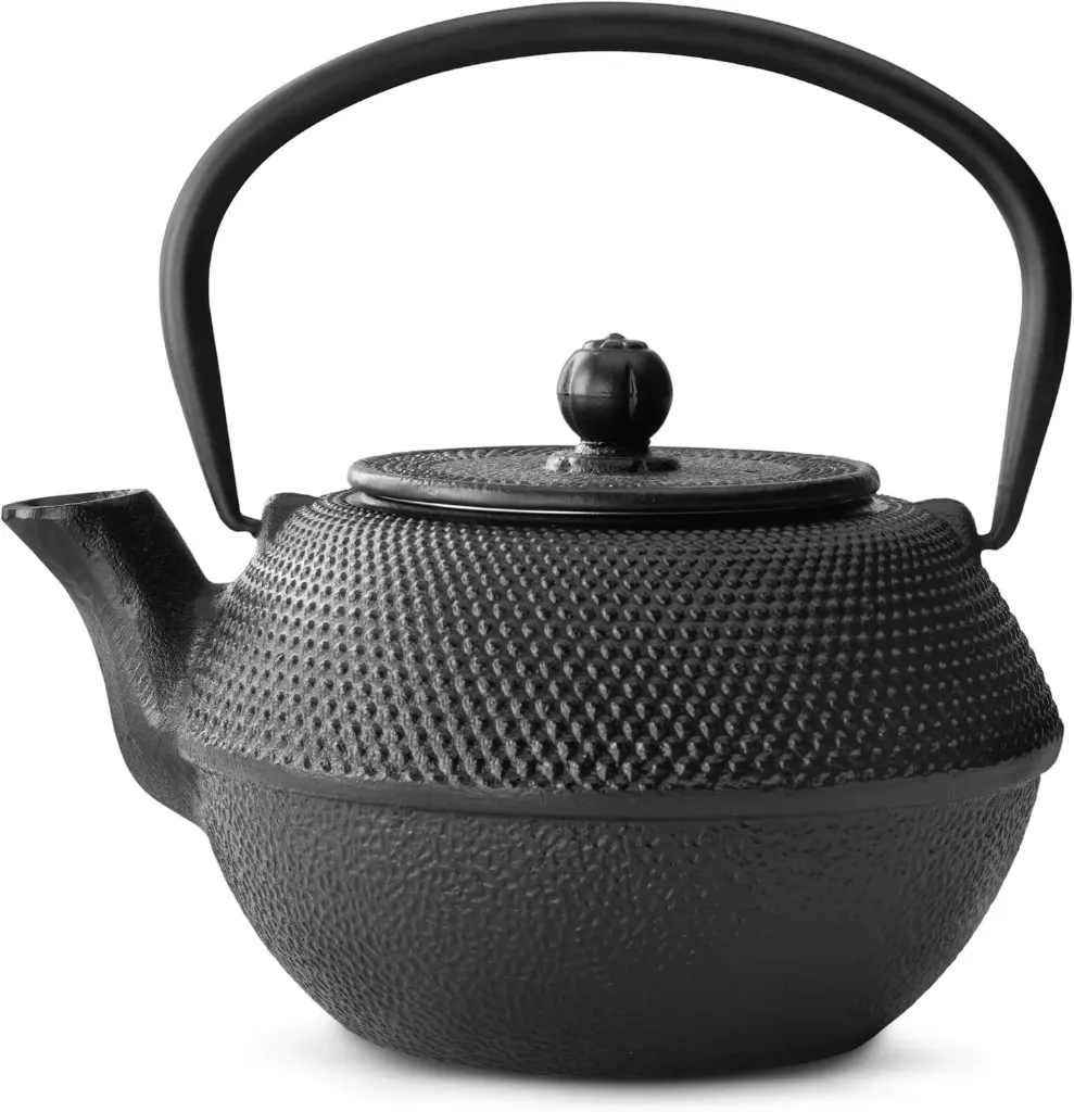 Bredemeijer Jang Teekanne aus Gusseisen – 1,1 Liter, Schwarz