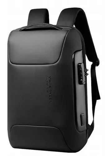 [170120] Business-Rucksack Mark Ryden, wasserdicht, Anti-Diebstahl, 20–35L, Oxford-Gewebe, schwarz