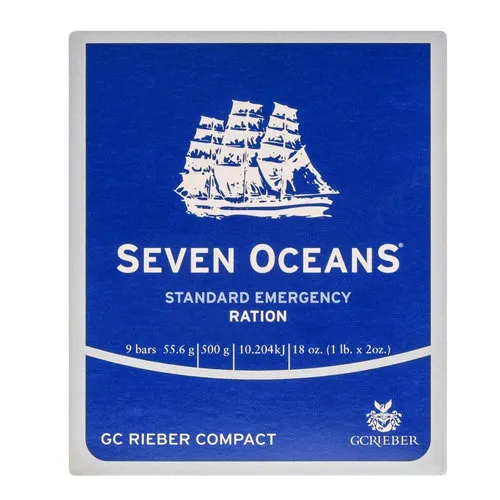 [170126] Seven Oceans Notration 500 g, 18 Würfel, 2500 kcal, Krisen- & Survival-Mahlzeit