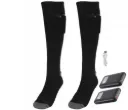 Elektrisch beheizte Socken mit 2x 8000 mAh Akku, 3 Temperaturstufen – Winterwärme bis zu 55 Grad