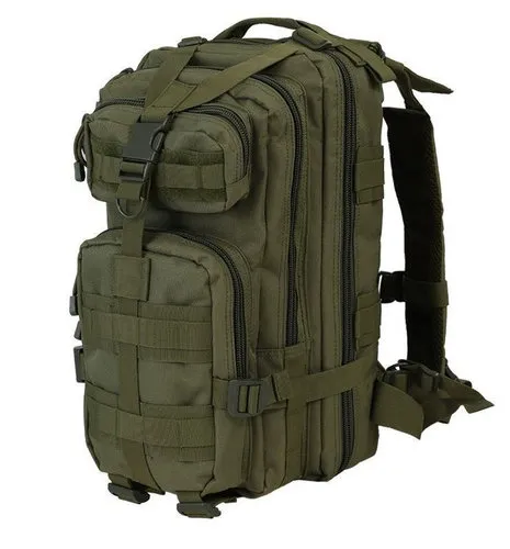 [170144] Assault Pack Rucksack 25 L, olivgrün, Molle-kompatibel, verstellbare Riemen – GFC