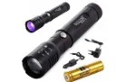 Taktische Bailong® Taschenlampe 801-2 mit CREE XP-E Q5, UV, Zoom & wetterfest