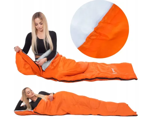 [170171] Leichter Tourenschlafsack mit Polyesterfüllung, Hollow-Fiber-Isolierung, Komfort 13 °C, 950 g