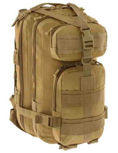 [170207] Badger Recon Einsatzrucksack 25 L – robuster Outdoor-Rucksack olivgrün, 4 Taschen, Alltag & Wandern
